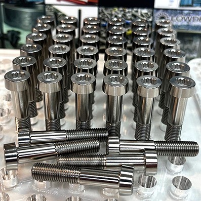 Screws LN 29950J0840 M8x40 mm. Titanio gr. 5 (6Al4V)