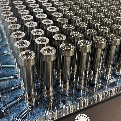 Screw LN 29950J0850 M8x1,00x50 mm. Titanio gr. 5 (6Al4V)