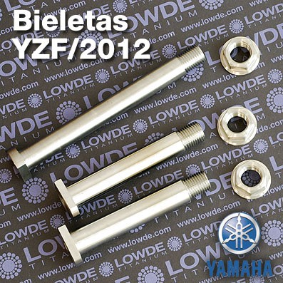 Juego ejes bieletas Yamaha YZ/F/2012-15 de gr. 5 (6Al4V)