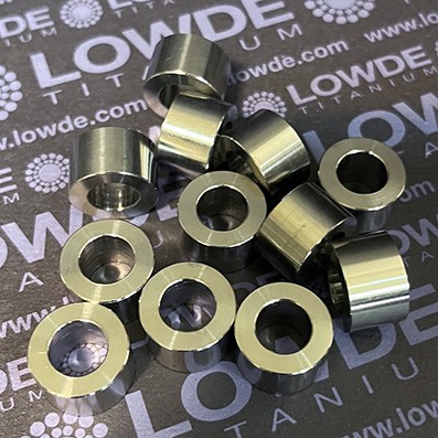 Casquillo �16x9x10 mm. de Titanio gr. 5 (6Al-4V) 