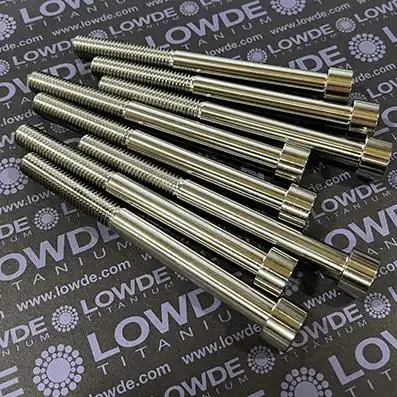 Tornillo DIN 912 M10x110 mm. de Titanio gr. 5 (6Al4V) 