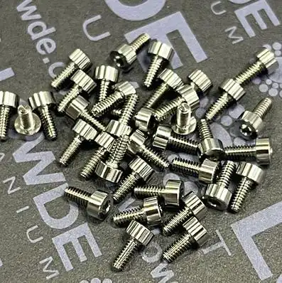 Tornillo DIN 912 M2x4,6 Titanio gr. 5 (6Al4V)