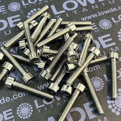 Tornillo DIN 912 M4x25 de Titanio gr. 5 (6Al4V)