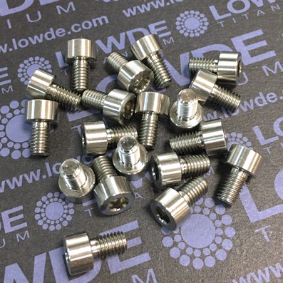 DIN 912 M5x8 titanio gr. 5 (6Al4V) - 1 Tornillo DIN 912 M5x8 mm. de titanio gr. 5 (6Al4V)
