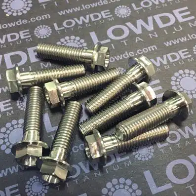 Hexagonal con Balona M8x30 mm. Titanio gr. 5 (6Al4V)