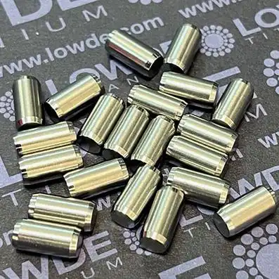 Pin ISO 2338 �6x12 mm. tol. m6 de Titanio gr. 5 (6Al4V)